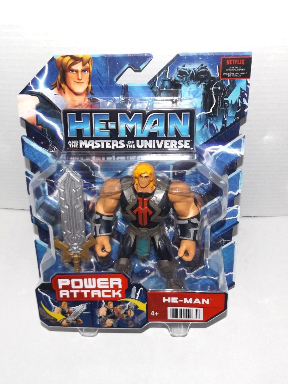 2021 He-Man & Masters Of The Universe Action Power Attack Figure Netflix - NEW